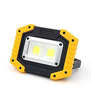 NewRed Store 1 stks Flood Light 30w DC5V 400 lm USB Opladen 18650 Oplaadbare LED Reflector Overstroming Lamp Draagbare…