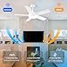 Imagen de Kviflon Ventilador de Techo con Luz 107cm