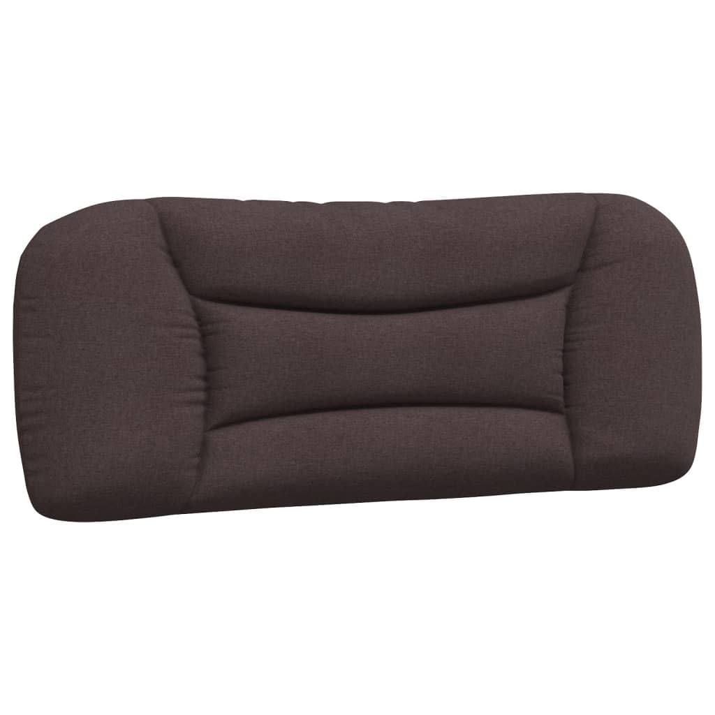 Hvar poduszka pod zagłówek, ciemnobrązowa, 100 cm, materiał do montażu na ścianie, wyściełany, miękkie oparcie do łóżka, sypialni, trwała tkanina poliestrowa