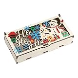 Saisonaler Geldhalter – 18 x 9 x 3 cm große Weihnachtsumschläge mit Gravur, Hohle Münzbox, festlicher Geldbehälter | Weihnachtsgeschenkbox für Party, Zusammenkunft, Abschlussfeier, Zuhause, Hochzeit,