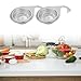 2 Pcs Stainless Steel Sink Strainer Basket, Multi-Functional Hanging Drain Basket Quick Drain Kitchen Food Waste Catcher Tools Hangs on Faucet for Fruits Vegetables