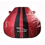 Fundas para Coche Polvo Cubierta del Coche/Cubierta del Coche Compatible con Jaguar XJ Series, XF, XK, XE Ropa, M Pace, Que Pace, e Pace, M Tipo, Rojo, XF (Color : Red-IPACE)