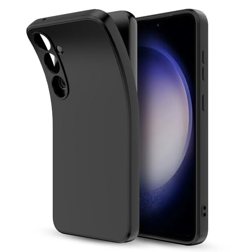 Image of Back Cover for Samsung Galaxy S23 FE 5G | Full Camera Protection | Premium Liquid Silicon Case | Flexible Bumper Case for Samsung Galaxy S23 FE 5G (Black)