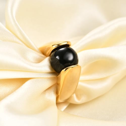 Stainless Steel Fashion Moonstone Rings For Womens Handmade Victorian Rings Gem Ring Party Wedding Gift For Woman4