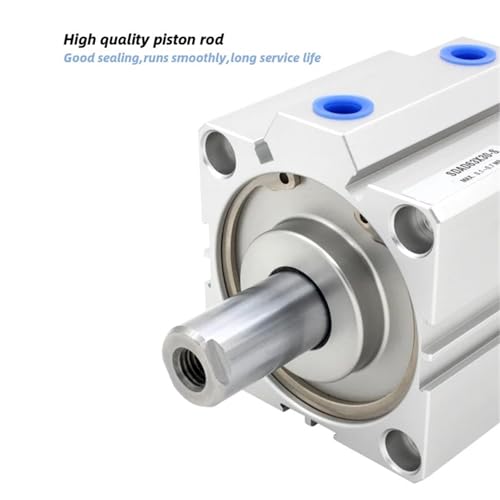 Vérin compact à double tige SDAD50 double effet actionneur pneumatique SDAD50X5 - 4