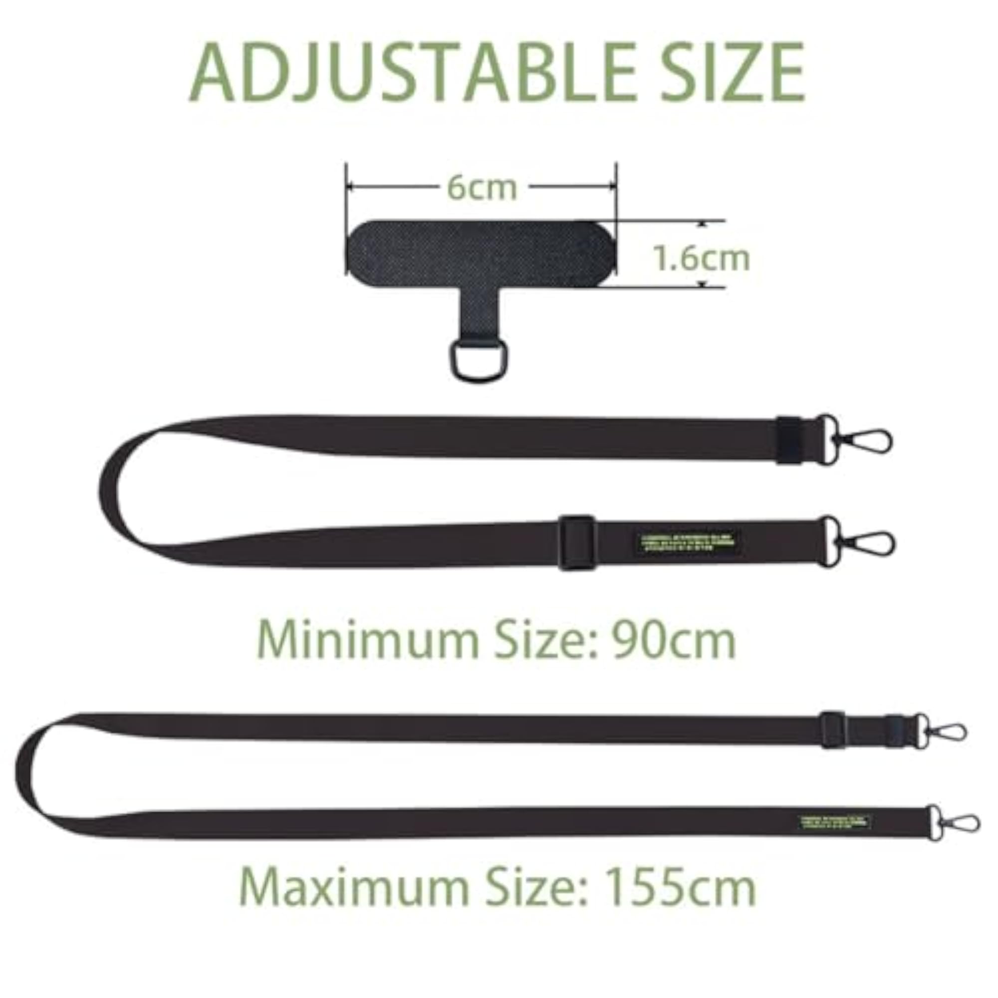Phone Lanyard, Anti Theft Mobile Strap with Tether Pad
