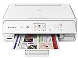 Canon Office Products PIXMA TS5020 WH Wireless color Photo Printer with Scanner & Copier, White