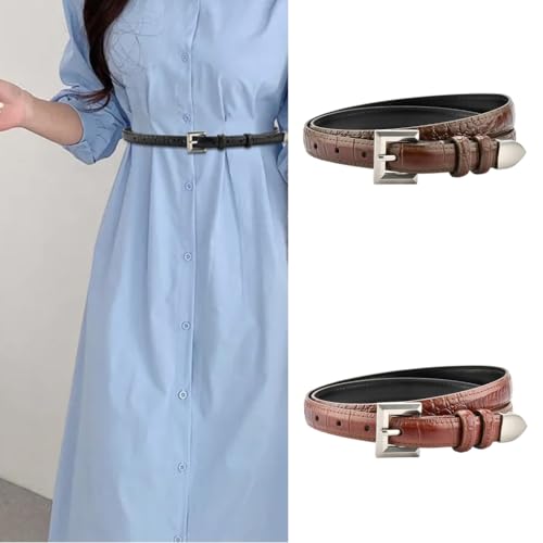 Women's Leather Waist Belt Decorative Waistband Comfortable Wear Waist Decoration Sash for Dress Coat Jeans Pants2