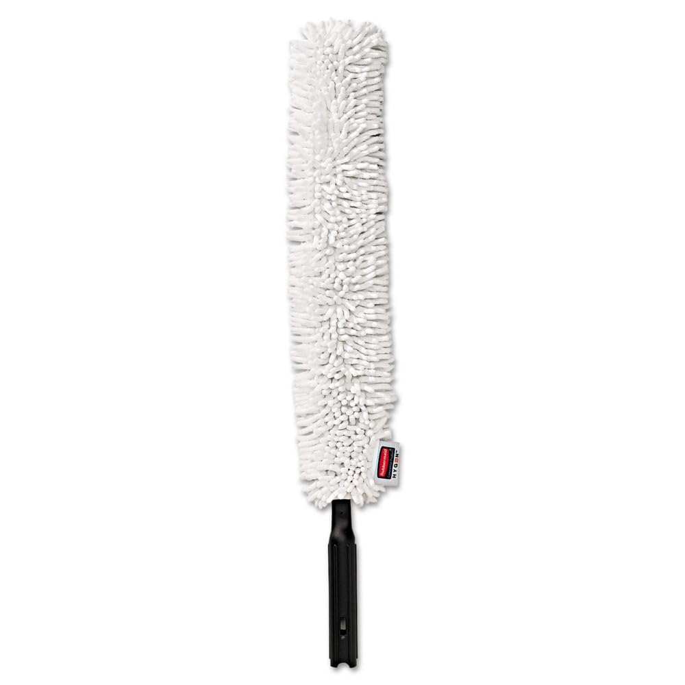 Rubbermaid Commercial Hygen Q852whi Hygen Quick-Connect Flexible Dusting Wand, 28 3/8-Inch Handle