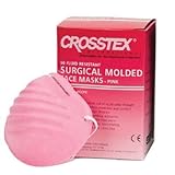 Crosstex International GCPK Surgical Molded Masks Pink 50/Bx