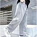 Girls Boys Fashion Y2k Sweatpants Streetwear Cotton Kids Youth Elastic Waist Wide Leg Track Pants Comfy Soft Clothes Gray
