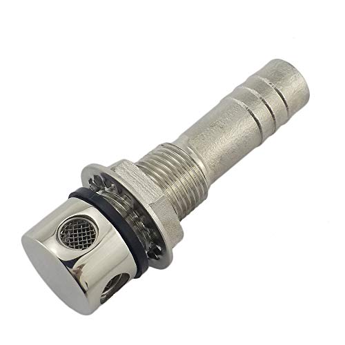 316 Stainless Steel Marine Grade Fuel Gas Tank Vent with Mounting Gasket Hardware Fitting for...