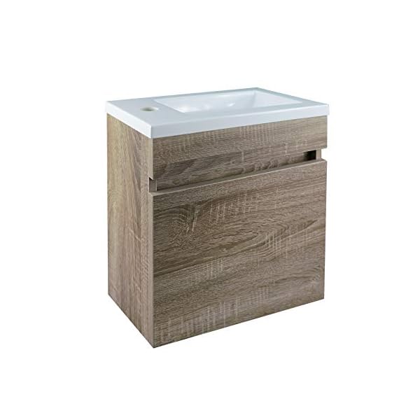 STARBATH PLUS Wash Stands Vanity Unit MDF Bathroom Furniture Cabinet Resin Basin Vanity Unit - Image 4