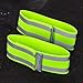 Zxpjkyu 2 Pieces Reflective Bike Pants Straps Bike Pants Leg Straps High Elastic Trousers Bands for Night Cycling Biking Security