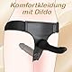 UmschnallDildo Strapon-on Doppeldildo mit 2 Abnehmbaren Realistischen Silikon Anal Small Dildo Umschnallpenis Sexspielzeug für Frauen,Harness Lesben Masturbator,Perfekt für Anfänger
