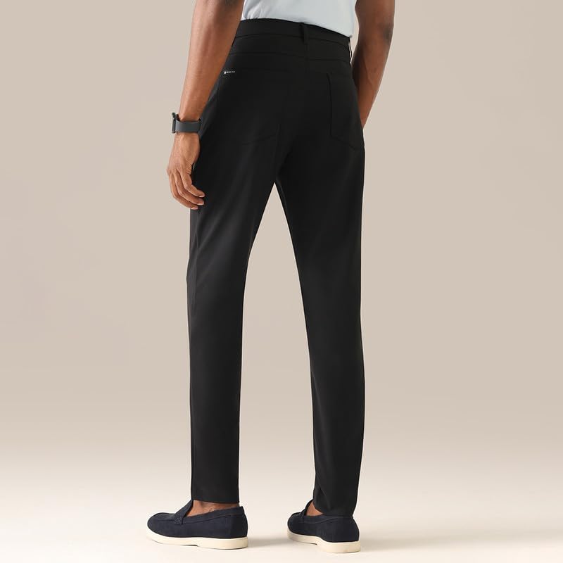 Image of BlissClub The Legendary Pants for Men Casual Office Trousers AeroFlex Stretch Fabric 7 Functional Pockets for Men up to 5'8 inch to 5'10 inch