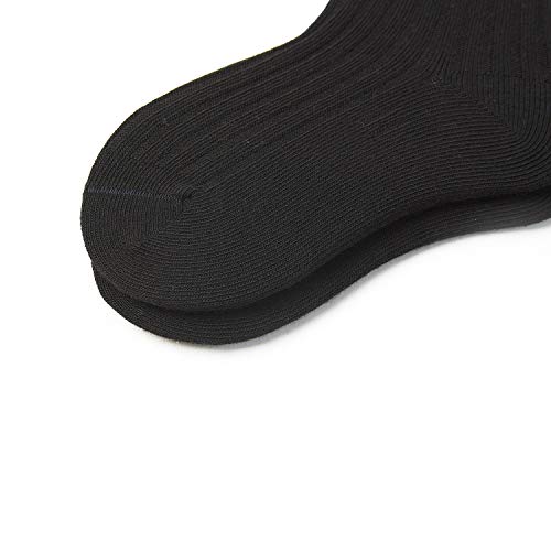 Girls Seamless Toe Socks Cotton Crew Athletic Socks Stockings 3 Packs2