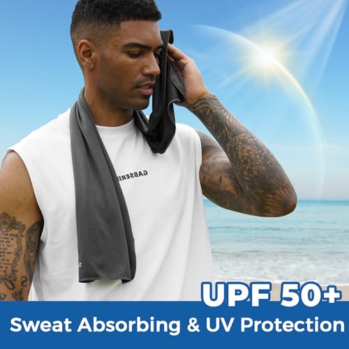 Cooling Towel, Instant Cold Ice Towel, Quick Dry Sports Gym Cool Towel Neck Towel Cooling Towel Set of 4, Cooling Towel