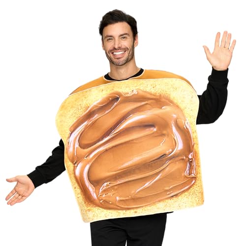 Spooktacular Creations Peanut Butter and Jelly Costume, Halloween Adult Couple Costume for Halloween Dress Up Party3