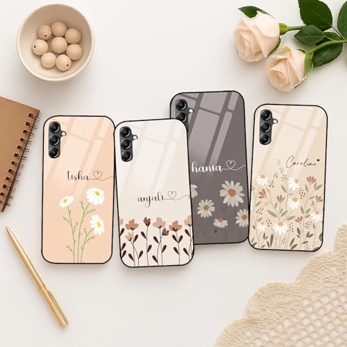Image of COLORflow Back Cover Compatible with Samsung Galaxy A14 5G / 4G | Floral Family Customized | Shockproof TPU Bumper with Camera Protection Back Cover Compatible with Samsung Galaxy A14 5G / 4G