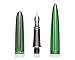 Diplomat fountain pen Aero green, exclusive ink pen with stainless steel nib and converter