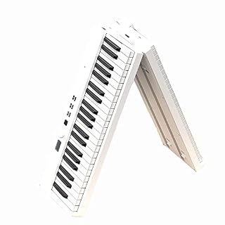 GIASSO Piano numérique Pliant à 88 Touches, Clavier de Piano électrique, Facile à Ranger et à Transporter, Effet sonore stéréo Surround, Cadeaux pour Enfants, Parents, Amis et mélomanes - Les Beatles, Paul McCartney, John Lennon, RIngo Starr, George Harrison