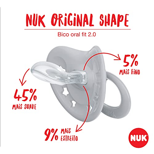 Chupeta NUK Signature Neutral S2, NUK, Branco
