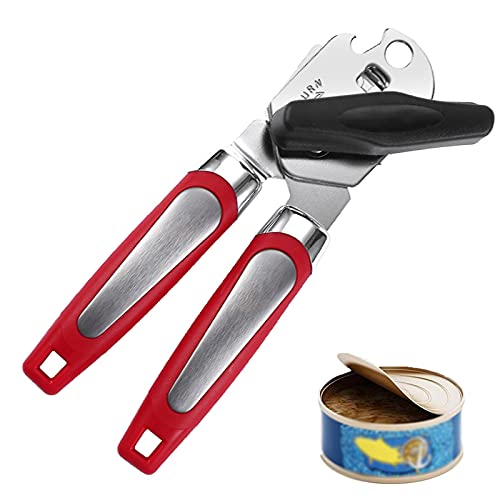 3-in-1 Manuell Kapselheber Dosenöffner Edelstahl Dosenöffner Universal Büchsenöffner Manuell Büchsenöffner Für Küche Restaurant Camping, Speziell Für Menschen Mit Arthritis, Senioren Frauen Cover