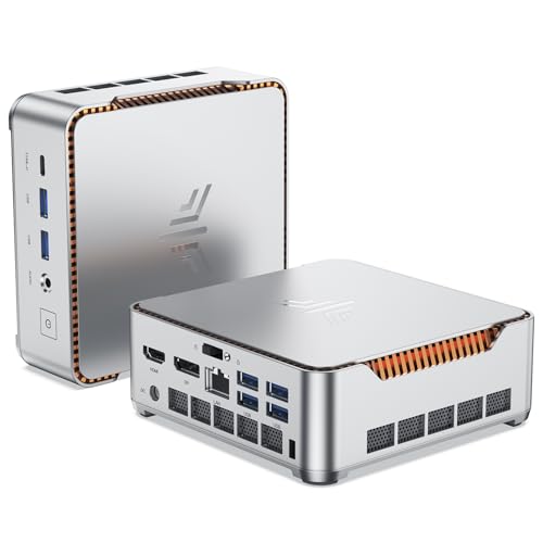 NiPoGi Pinova P2 Mini PC AMD Ryzen 4300U(4C/4T,up to 3.7GHz) 16GB DDR4 1TB SSD Mini PC Windows 11 Pro,Mini Computer 4K@60Hz Triple Display HDMI+DP+USB-C WiFi5/BT VESA Mount for Home/Business