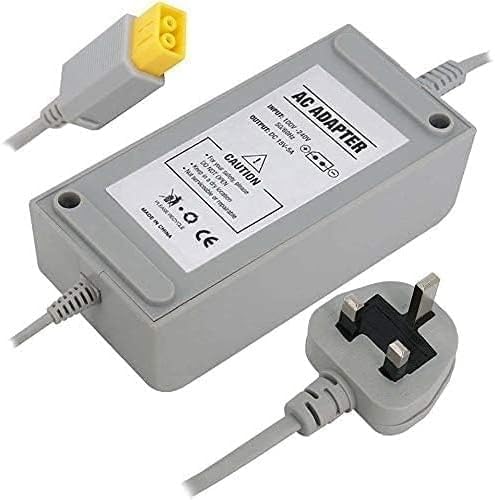 AC Power Supply Adapter Wall Charger UK Plug for Wii U Console System