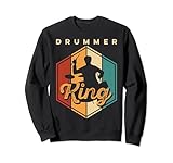 Photo Gallery funny musician drummer drums retro vintage gifts for drummer felpa