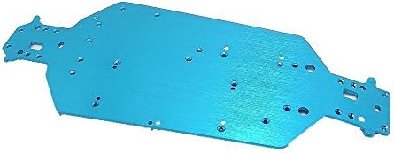 HSP 04001 upgrade floor Metal Chassis Silver For 1:10 HSP 94107 94111 94115