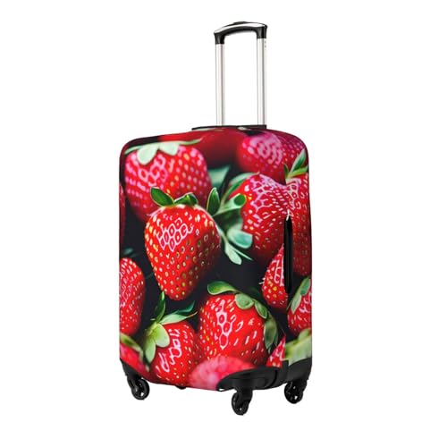 Fresh Strawberry Print Luggage Suitcase Cover Protector Luggage Washable Covers With Concealed Zipper2
