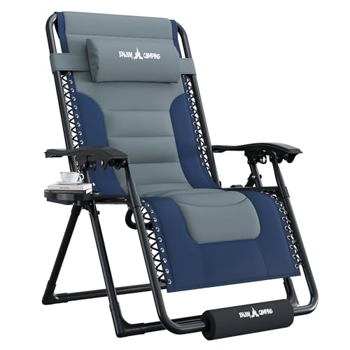 Image of UDPATIO Oversized Zero Gravity Chair Folding Padding Outdoor Recliner