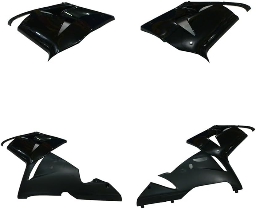 Motorcycle Air Heat Deflector Air Deflector for ZX10R 2004 2005 Bodywork Fairing Motorcycle Side Panel Injection Bright Black Pack Left Right Tail Behind