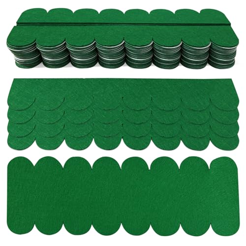 Lot de 32 mini bardeaux de toit en carton goudronné pour nichoir à oiseaux, clapier à insectes, abri de jardin, toiture de boîte aux lettres, vert