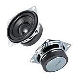 KIBBEH 1.69' 8ohm 3w Full Range Speakers, DIY Speaker Kit for Replacement Speakers, Complicable with Arduino Speaker (2 Pack)