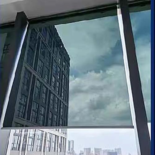 Estor Enrollable Estores Enrollables Con Protección Solar Y Película Negra - Estor para Ventanas Que Brinda Privacidad para La Oficina Dormitorio, Altura 135 155 175 195cm(Top install,140x175cm/55x69i