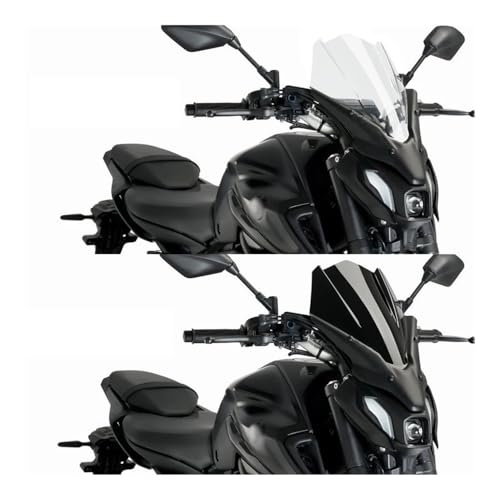 Déflecteur pare-brise moto pour MT-07 2021-2026 finition haut de gamme