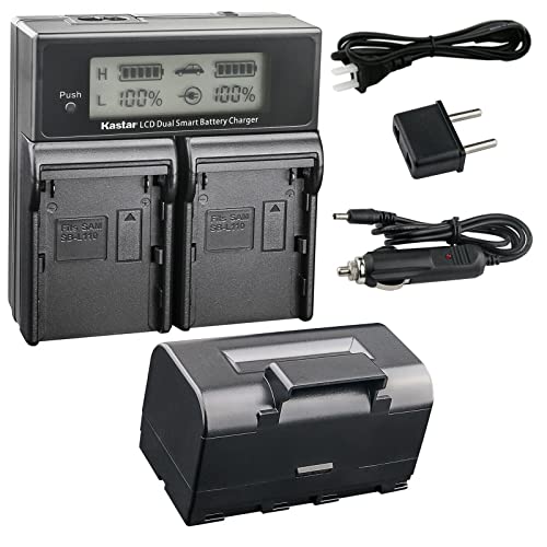 Kastar Battery & LCD Dual Fast Charger for Topcon BT-series