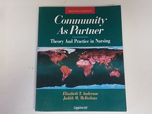 Community As Partner: Theory and Practice in Nu... 039755088X Book Cover
