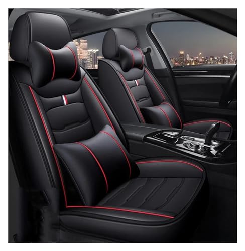 Housse de siège voiture luxe noir et rouge pour habiller l'intérieur de votre RAV4