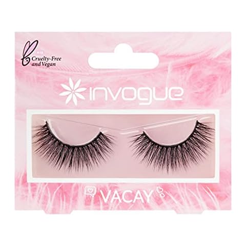Invogue Pestañas Vacay 9 g - Fácil de aplicar, ligero y reutilizable Cover