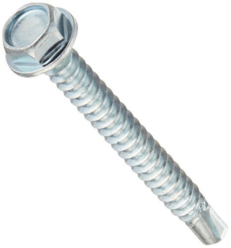 Hillman 8 Sizes x 1-1/2 in. L Phillips Hex Washer Head Zinc-Plated Steel Sheet Metal Screws 100 pk