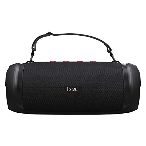 Image of boAt Stone 1500 40W Portable Wireless Speaker with Roaring Sound, Dual EQs, Type-C Charging, Up to 8H Playback & IPX6 Water & Splash Resistance (Active Black)