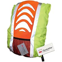 Salzmann Reflective Backpack Cover | Hi Vis, Waterproof | for Cycling & Outdoor Activities | Made with 3M Scotchlite