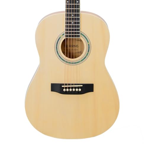 Image of Progressa Series Guitar: 36H Semi Acoustic Guitar - 36 Inches (Beige) | 6-String Natural Finish Wooden Guitar | Right Hand Semi Acoustic Guitar Kit for Beginners, Professional & Adults