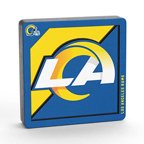 YouTheFan NFL Los Angeles Rams 3D Logo Series Magnets