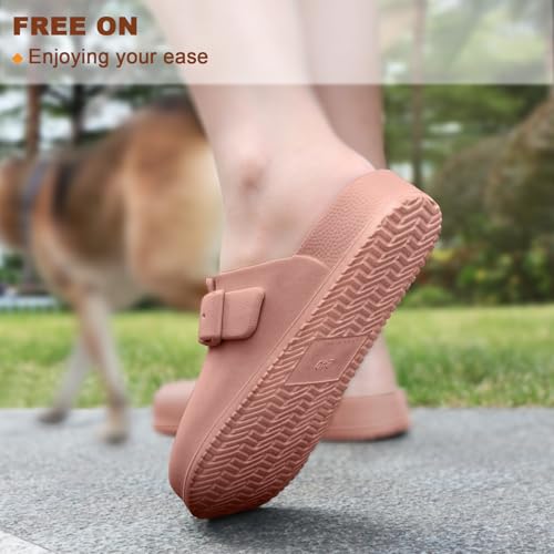 Image of KEMISANT Women Clogs,Comfortable Mules Sandals Slippers Nurse Garden Shoes Unisex for Men Cushioned Support