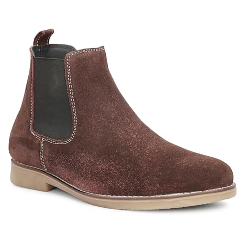 Image of Kraasa Men's Chelsea Boots for Men, Premium Vegan Leather, Fashion Ankle, Modern Casual, Smart Casual & Formal Footwear